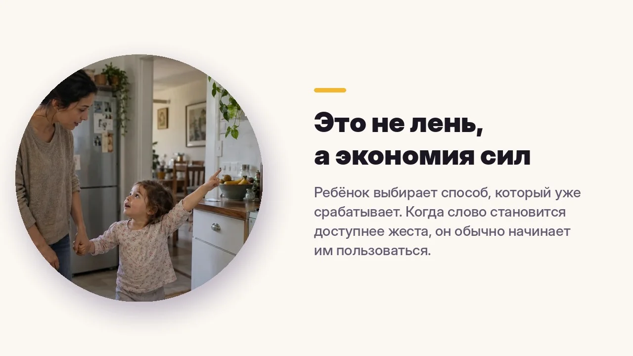 Это не лень, а экономия сил
