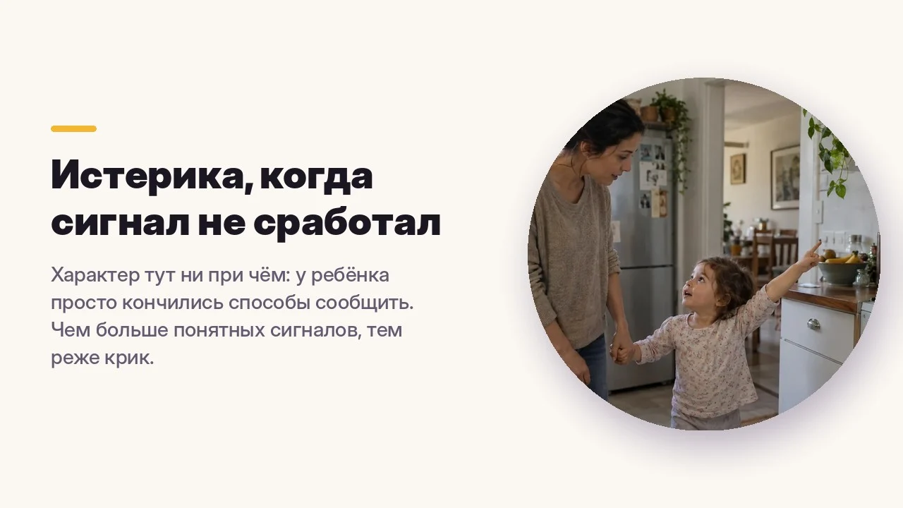 Истерика, когда сигнал не сработал
