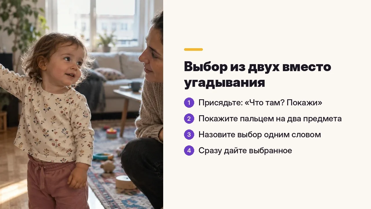 Выбор из двух вместо угадывания