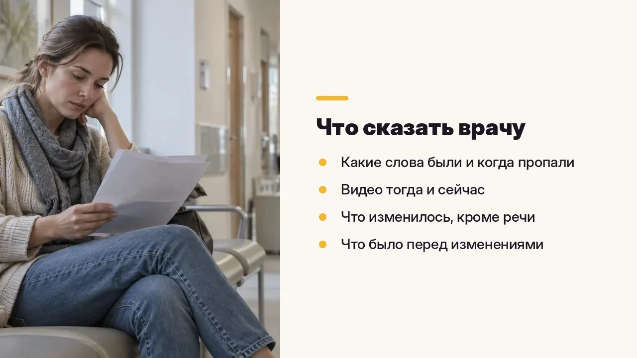 Что сказать врачу